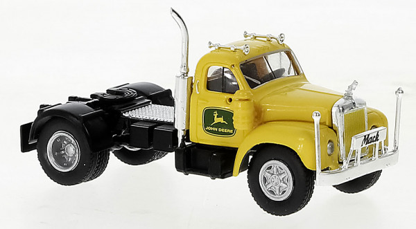 Brekina 85978 - Mack B 61 gelb, 1953, John Deere ,