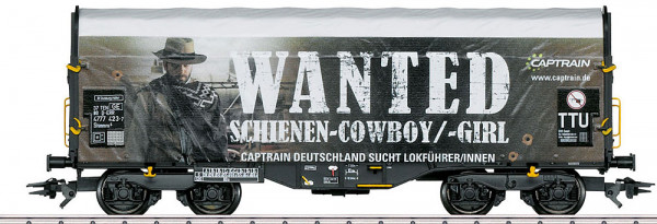 Märklin 47233 - Captrain/ERR Schiebeplanenwagen Ep.6, "Wanted"