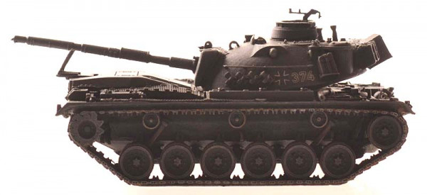 Artitec 6870060 - BW M48 A2 G A2 Gelboliv für Eisenbahntransport BW 1:87 Militär Fertigmodell aus R
