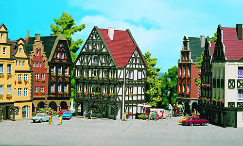 Vollmer 47752 - Fischerhaus 75x73x120 mm Fachwerk