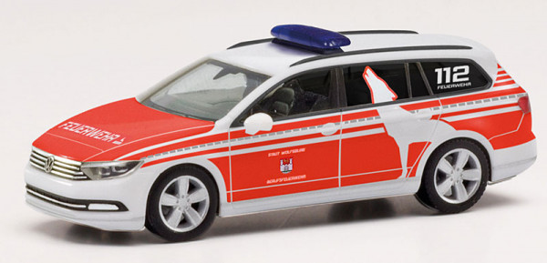 Herpa 096751 - VW Passat Variant "Feuerwehr Wolfsburg"