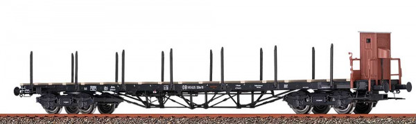 Brawa 51342 - DB Drehgestellflachwagen SSlm16 mit Bremserhaus Ep.3