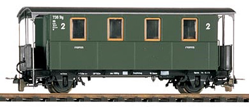 Bemo 3003820 - DB KBi 740 2-achsiger Personenwagen Ep.3 2. Klasse