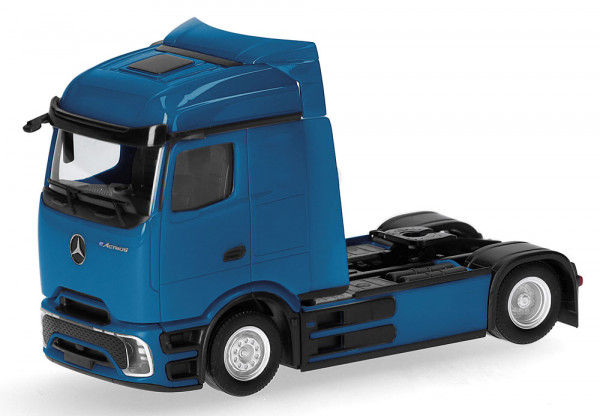 Herpa 318204-003 - Mercedes-Benz eActros 600 ProCabin Streamspace Zugmaschine 2achs, blau