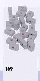 Sommerfeldt 169 - Zwischensockel für Streckenmasten grau (20) 7x11x5mm