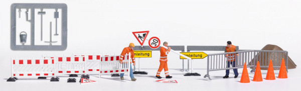 Busch 79900 - A-Set: Absperrungen aufstellen