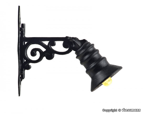 Viessmann 6076 - Wandlaterne, LED warmweiß