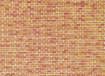 Faller 222568 - Mauerplatte Backstein 25 x 12,5 cm N