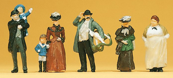 Preiser 12176 - Passanten um 1900 5 teilig