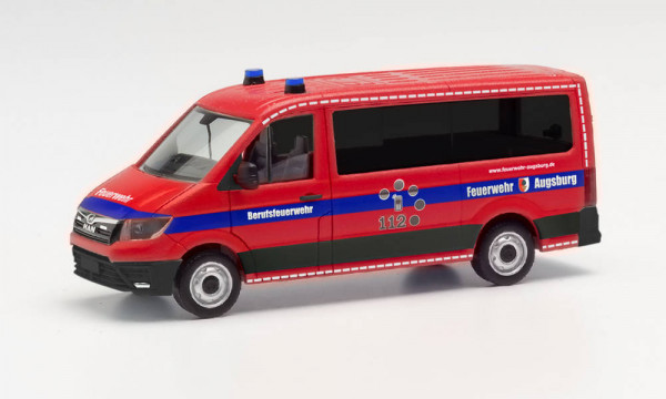 Herpa 096362 - MAN TGE Bus FD "Feuerwehr Augsburg"