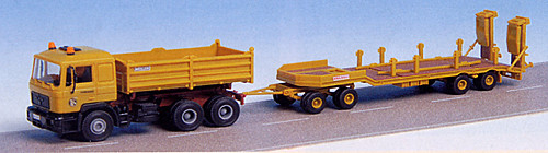 Kibri 14066 - MAN Kipper m.Tieflader Kirchhoff