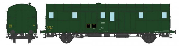 REE VB-327 - SNCF Gepäckwagen OCEM32 grün 306 Ep.3, ohne Aluschlusslichter, Region Süd-Ost