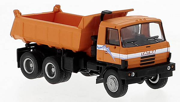 Brekina 71905 - Tatra 815 Kipper orange, schwarz, 1984,