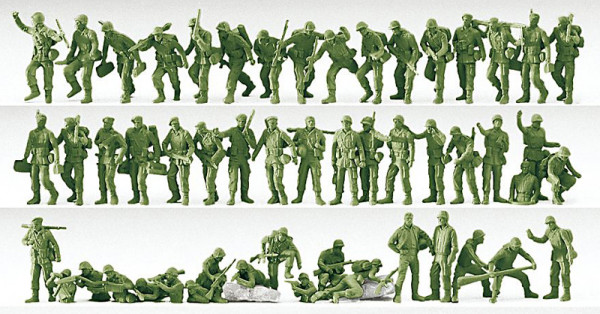 Preiser 16506 - Bundeswehr Bundesrepublik Deutschland Jäger, Panzergrenadiere, Pioniere und Feldjäge