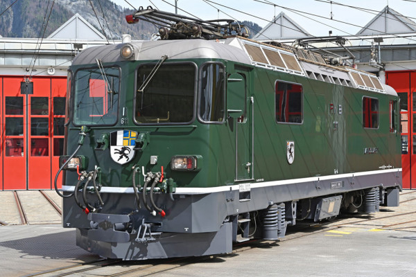 Bemo 9958110 - RhB Ge 4/4 II 611 Nostalgielok "Grün & Chrom" Sound, Fama/Utz