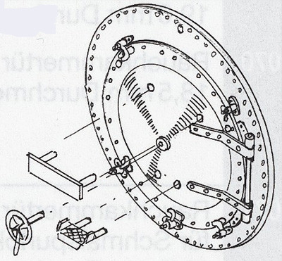 Weinert 8085 - RauchkammertürP8,BR38 DRG-Ausf