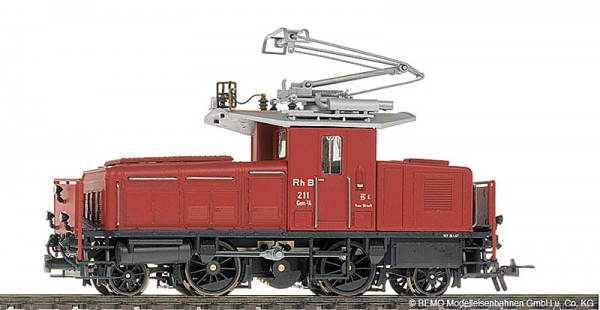 Bemo 1257111 - RhB Rangierlok Gem 2/4 211 ca. 1966-70 Jahre orange Ep.2-3