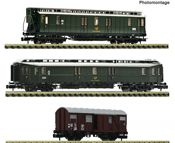 Fleischmann 6660168 - DB 3er Set Postzug E3