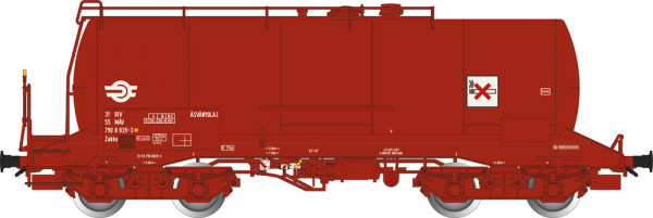 Albert Modell 790010 - MÁV Kesselwagen Zakks rot Ep.5