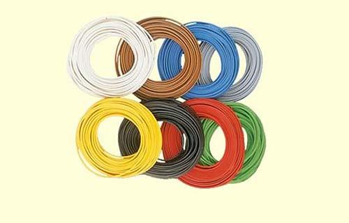Brawa 3123 - Doppellitze, 1,14 mm2, zweiadrig, PVC-isoliert, 1-farbig, bis 3 A belastbar; Cu.-Aufbau