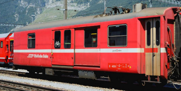 Bemo 3270183 - RhB D 4223 Packwagen neurot