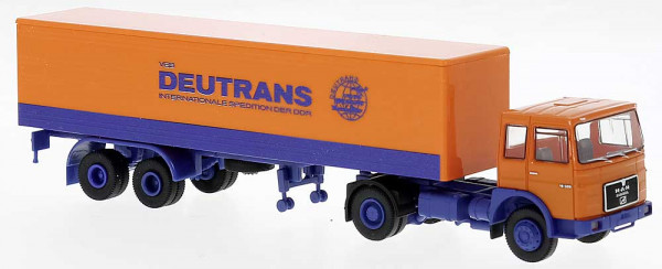 Brekina 78154 - MAN F7 Koffer-SZ 1968, Deutrans,