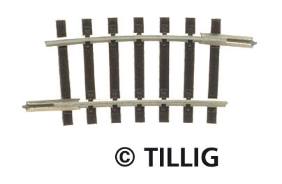 Tillig 83115 - Geogenes Gleis R04 R 267 mm / 7,5°
