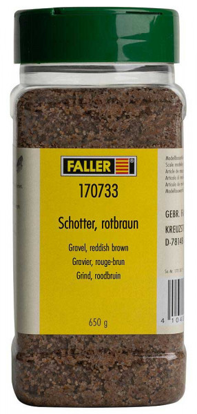 Faller 170733 - Schotter, rotbraun, 650 g