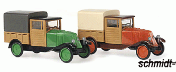Rietze 83059 - Renault NN Pritsche/Plane braun/schwarz