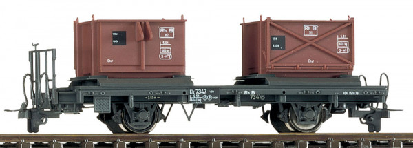 Bemo 2258106 - RhB Lbk 8646 Kieswagen