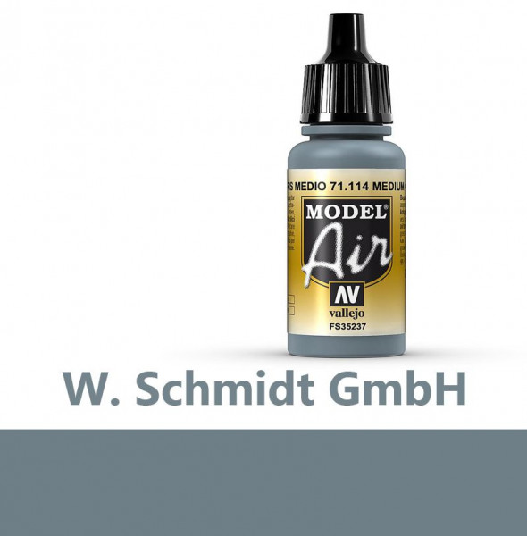 Vallejo 771114 - Model Air US Blaugrau, 17 ml