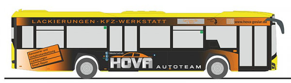 Rietze 73010 - Solaris Urbino 12 14 Stadtbus "Goslar-Hova Autoteam"