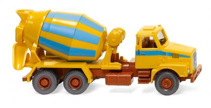 Wiking 068207- Volvo N16Betonmischer - maisgelb/hellblau Bj.1973-85