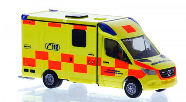 Rietze 76115 - Strobel RTW´18 Eigenbetrieb Rettungsdienst Mansfeld-Südharz