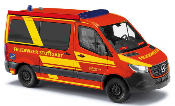 Busch 53466 - Mercedes Sprinter kurzer Radstand, Flachdach, Feuerwehr Stuttgart