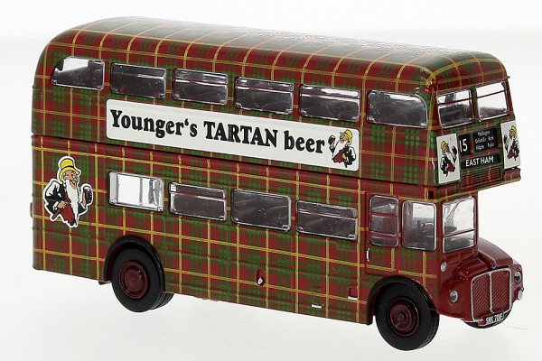 Brekina 61107 - AEC Routemaster Bus 1960, "Younger`s Tartan Beer"