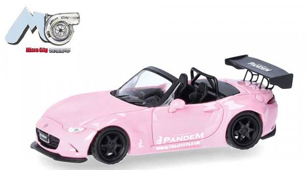 Herpa 87MC000129 - Mazda MX-5 Rocket Bunny, rosa