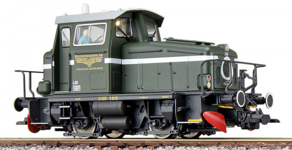 ESU 31430 - Regentalbahn Diesellok Deutz KG 230B grün Ep.4, DC/AC + Sound