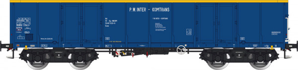 Albert Modell 534010 - PKP offener Güterwagen Eaos blau Ep.6, "P.W. Inter-Komtrans"