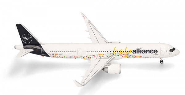 Herpa 573900 - Lufthansa Airbus A321neo "Help Alliance"