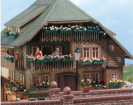 Busch 1208 - Blumenkasten-Set