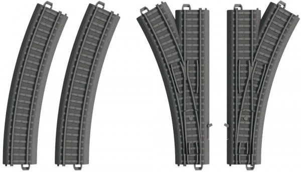 Märklin 23401 - Kunststoffgleis Weichen-Set