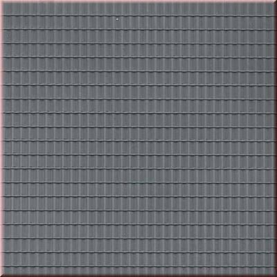 Auhagen 52426 - 1 Trapezblechplatte rotbraun lose Strukturfläche 10 x 20 cm