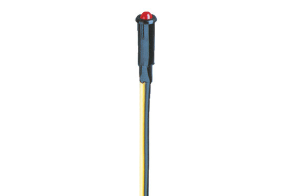 Brawa 3482 - Mini-LED-Kontrollleuchte, rot Einbau-Durchmesser 4,4 mm Einbautiefe 18 mm Mit Vorwiders