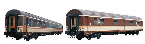 Electrotren HE4045 - RENFE, 2-tlg. Set „Estrella Galicia”, BBL-9600 + DDE-10400, Estrella-Farbgebung