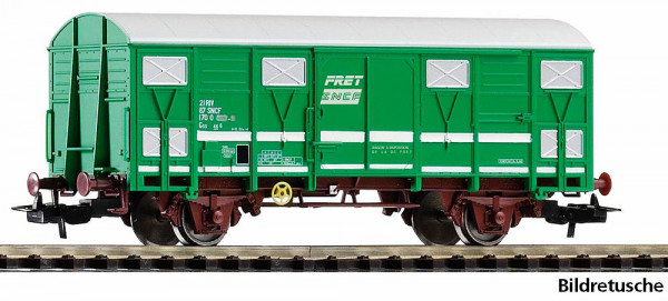 Piko 96637 - SNCF gedeckter Güterwagen G40 grün "FRET" Ep.4