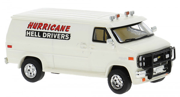 Brekina 18255 - Chevrolet C 20, 1983, Hurricane Helldrivers, 1:87
