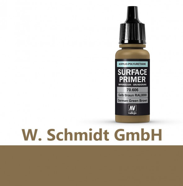 Vallejo 770606 - Primer (Grundierung) Deutsch Grün-Braun, 17 ml