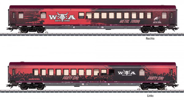 Märklin 43945 - Wacken Partywagen Metal Train/W:O:A Ep.6