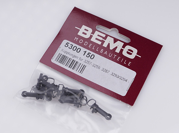 Bemo 5300150 - Kupplung für 3249, 3257-3259, 3287, 3293/3294 - 10 Stück